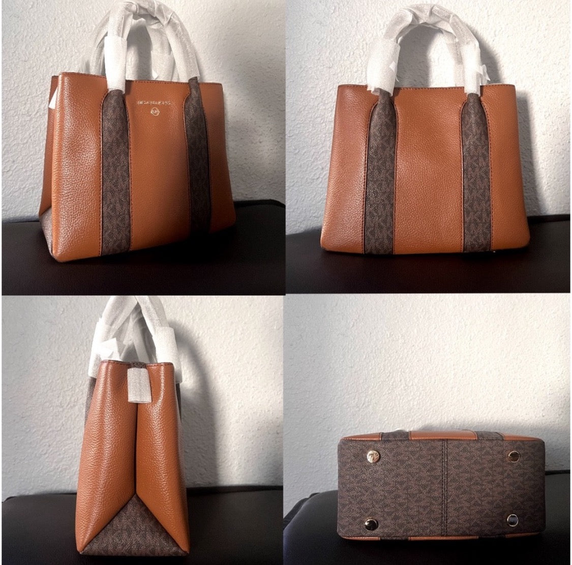 NWT Michael Kors Austin Medium Leather Messenger