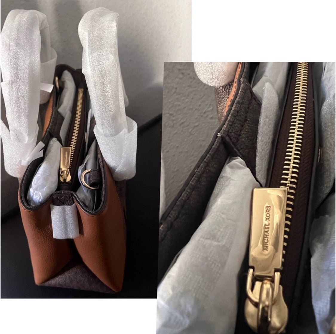 NWT Michael Kors Austin Medium Leather Messenger