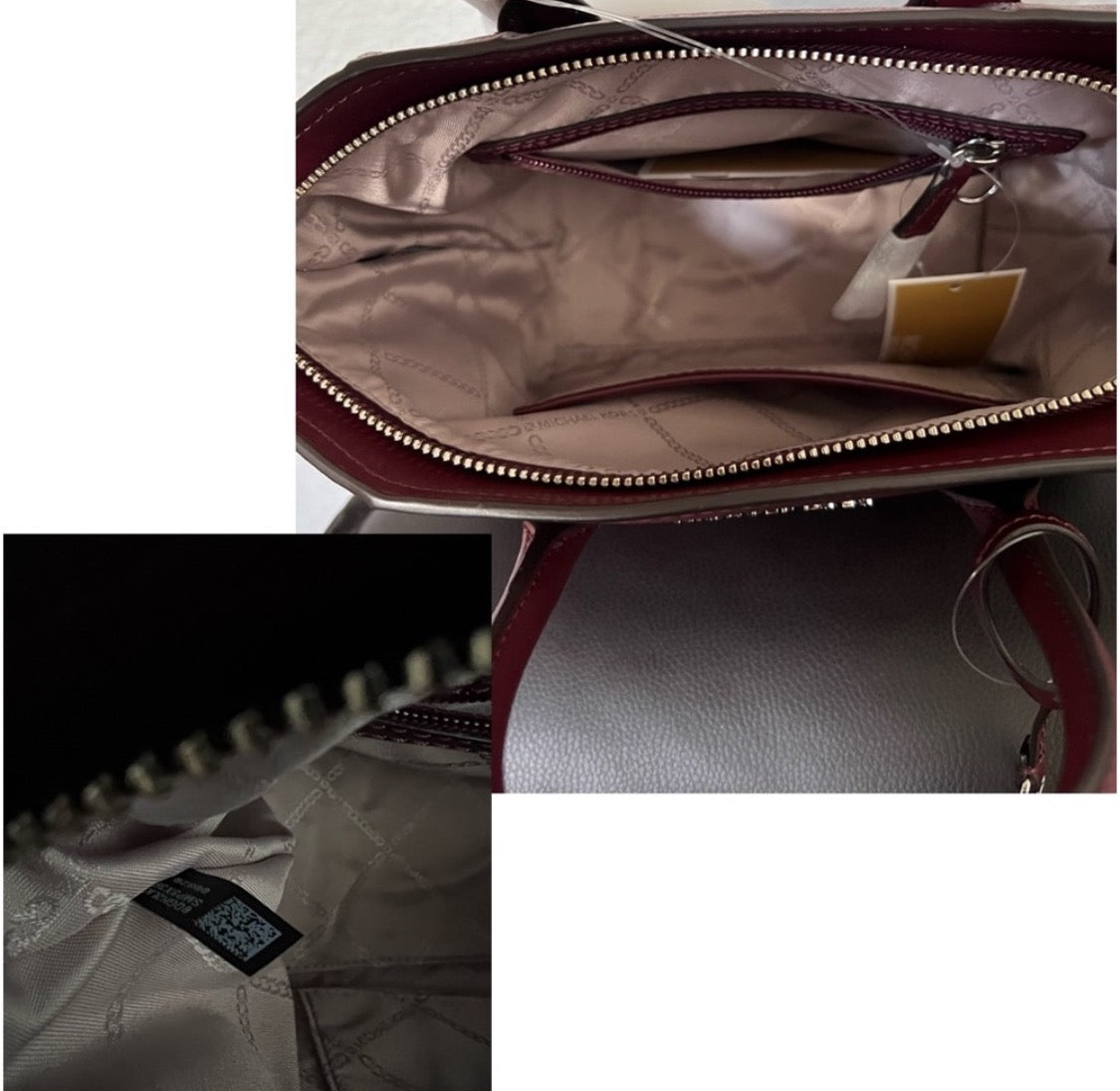 NWT Michael Kors Avril Small Leather/Suede Satchel