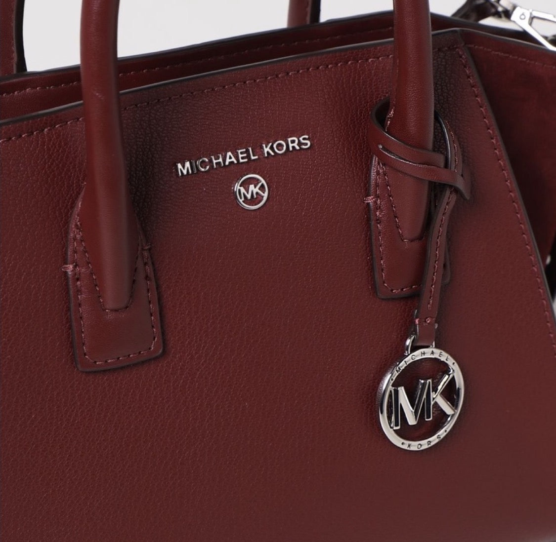 NWT Michael Kors Avril Small Leather/Suede Satchel
