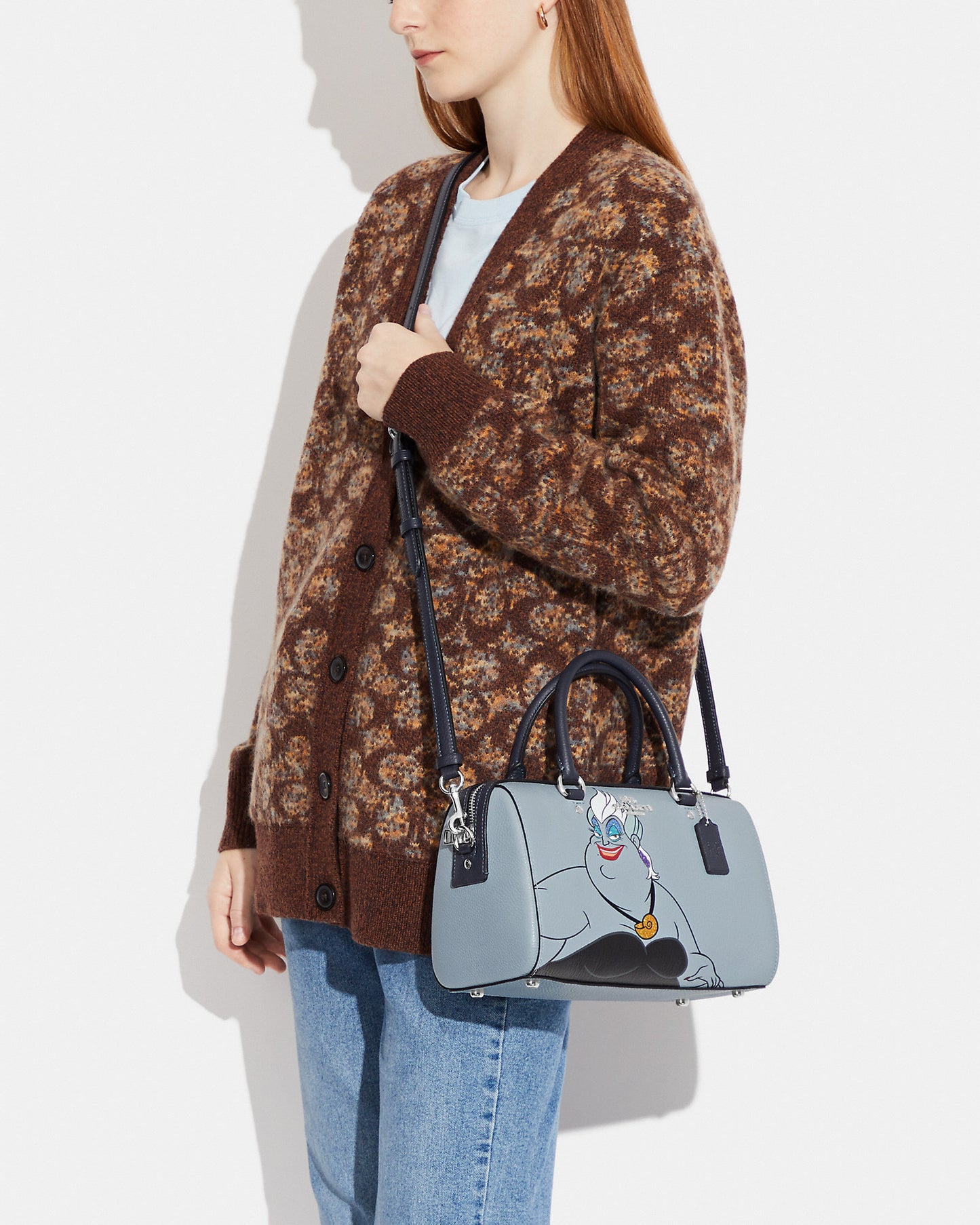 Disney X Coach Rowan Satchel With Ursula Motif