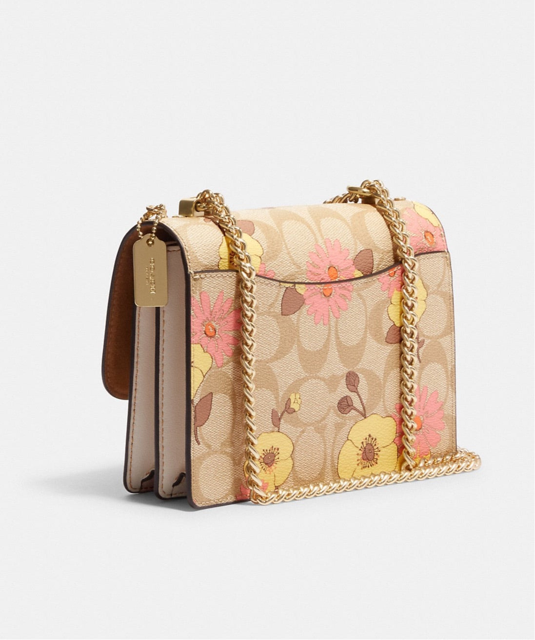 COACH Mini Klare Crossbody In Signature Canvas With Floral Cluster Print