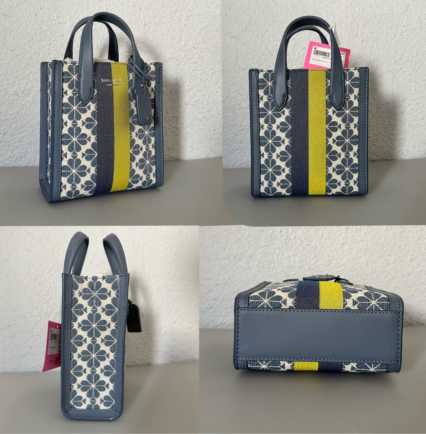 KATE SPADE Mini Manhattan Spade Flower Jacquard Tote