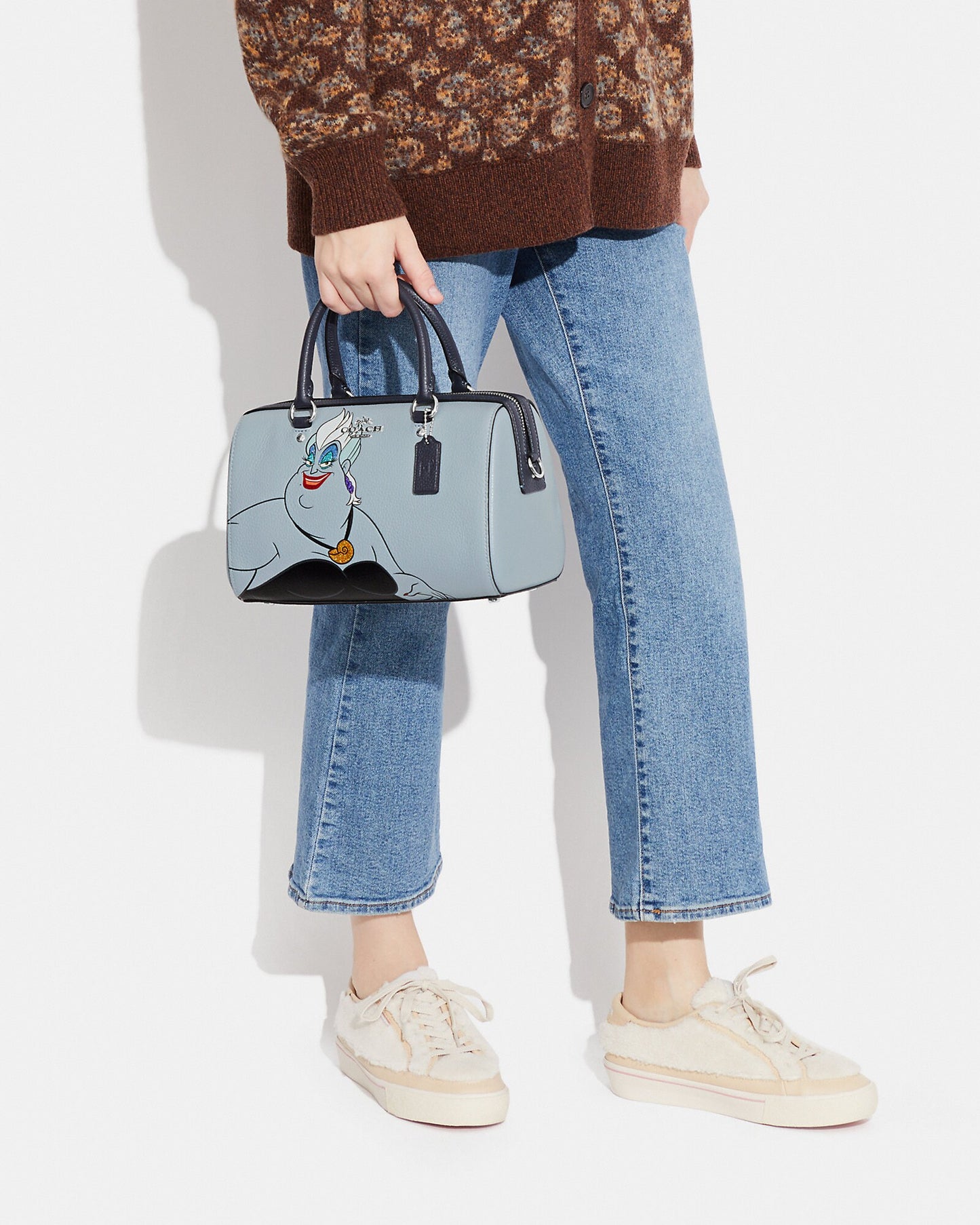 Disney X Coach Rowan Satchel With Ursula Motif