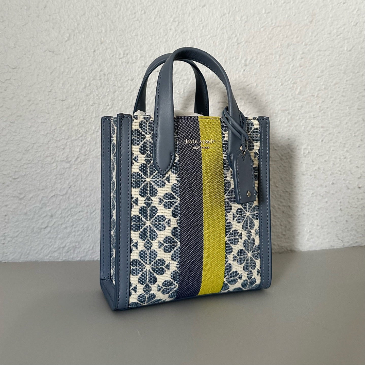 KATE SPADE Mini Manhattan Spade Flower Jacquard Tote