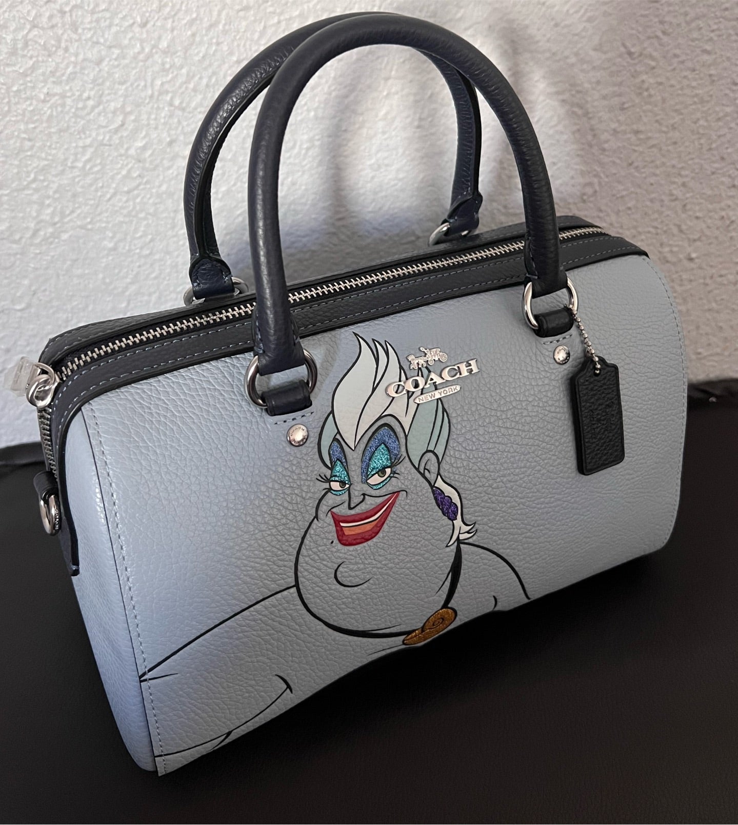 Disney X Coach Rowan Satchel With Ursula Motif