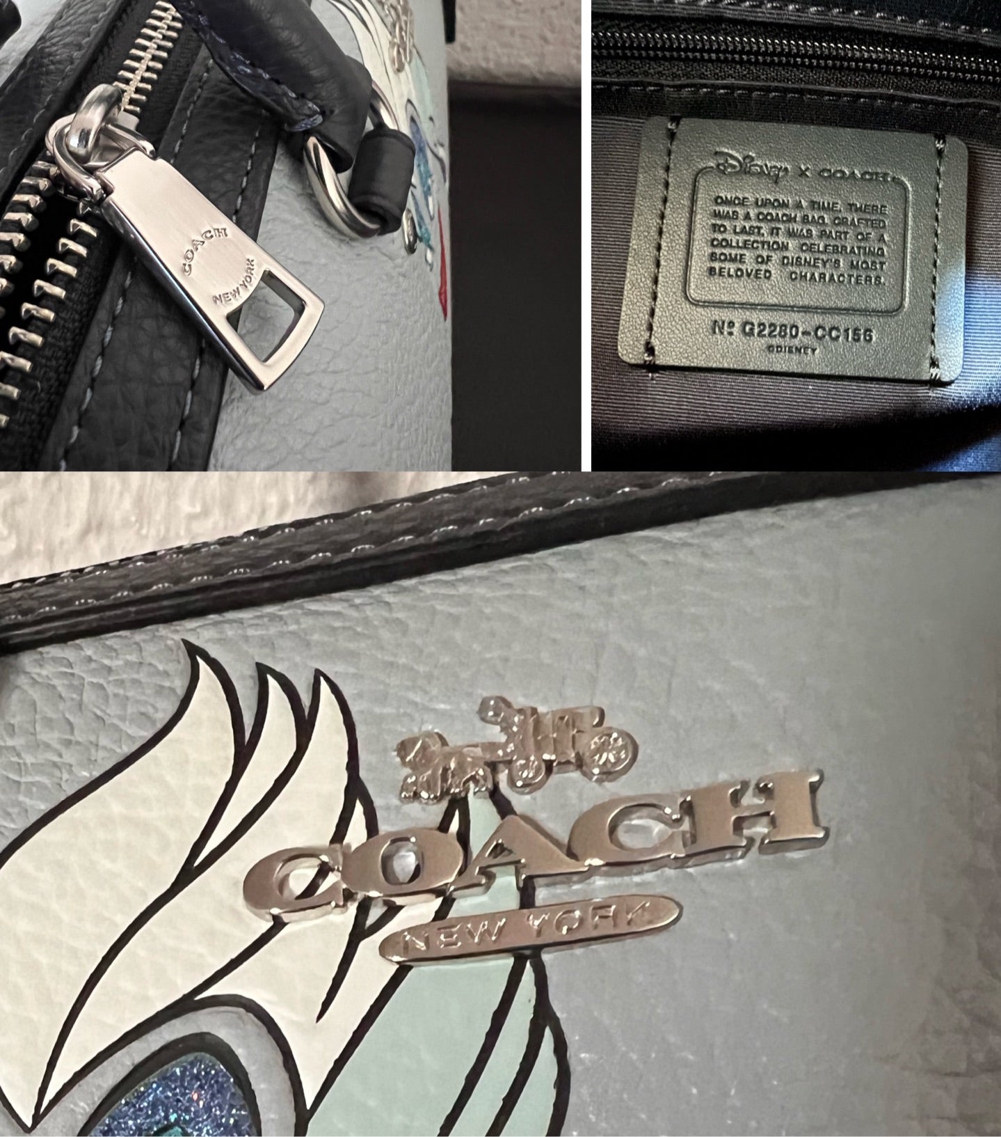 Disney X Coach Rowan Satchel With Ursula Motif