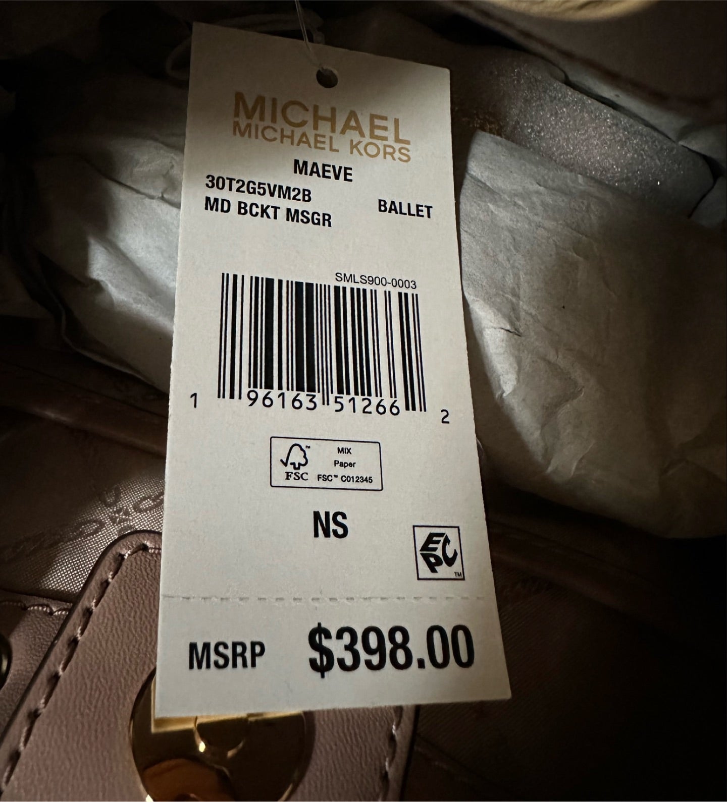 MICHAEL KORS Maeve Medium Bucket Bag Signature Canvas