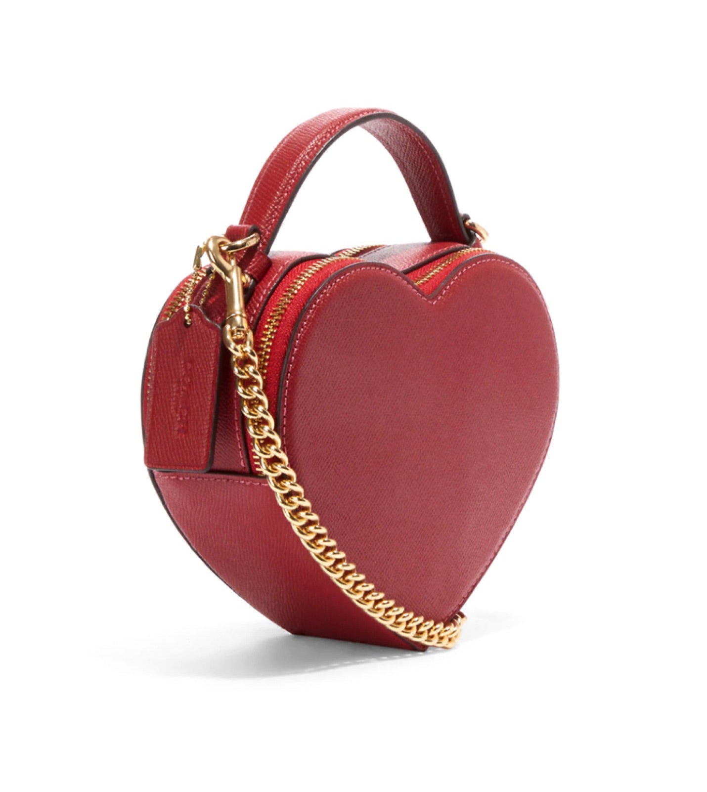 Coach Heart Leather Crossbody