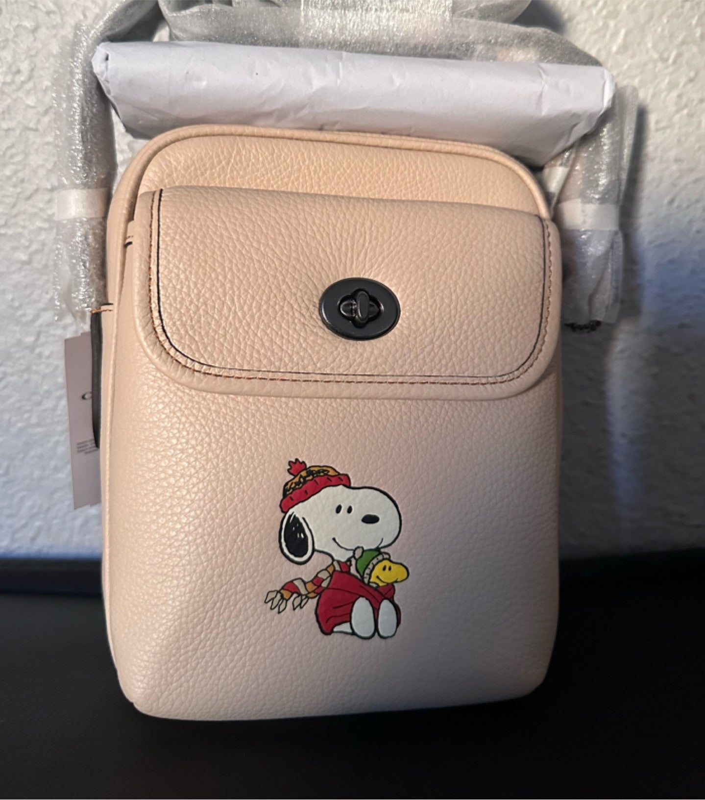 Coach Coach X Peanuts Heritage Crossbody With Snoopy Motif