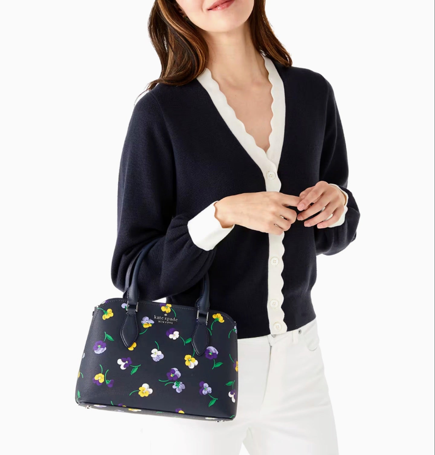 Kate Spade Darsy Small Satchel Floral Print
