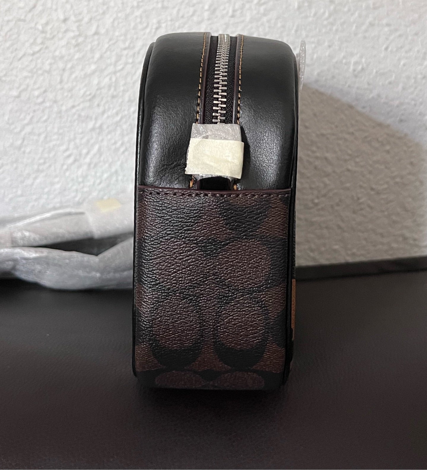 Coach Jamie Camera Bag In Signature Canvas With Leopard Print