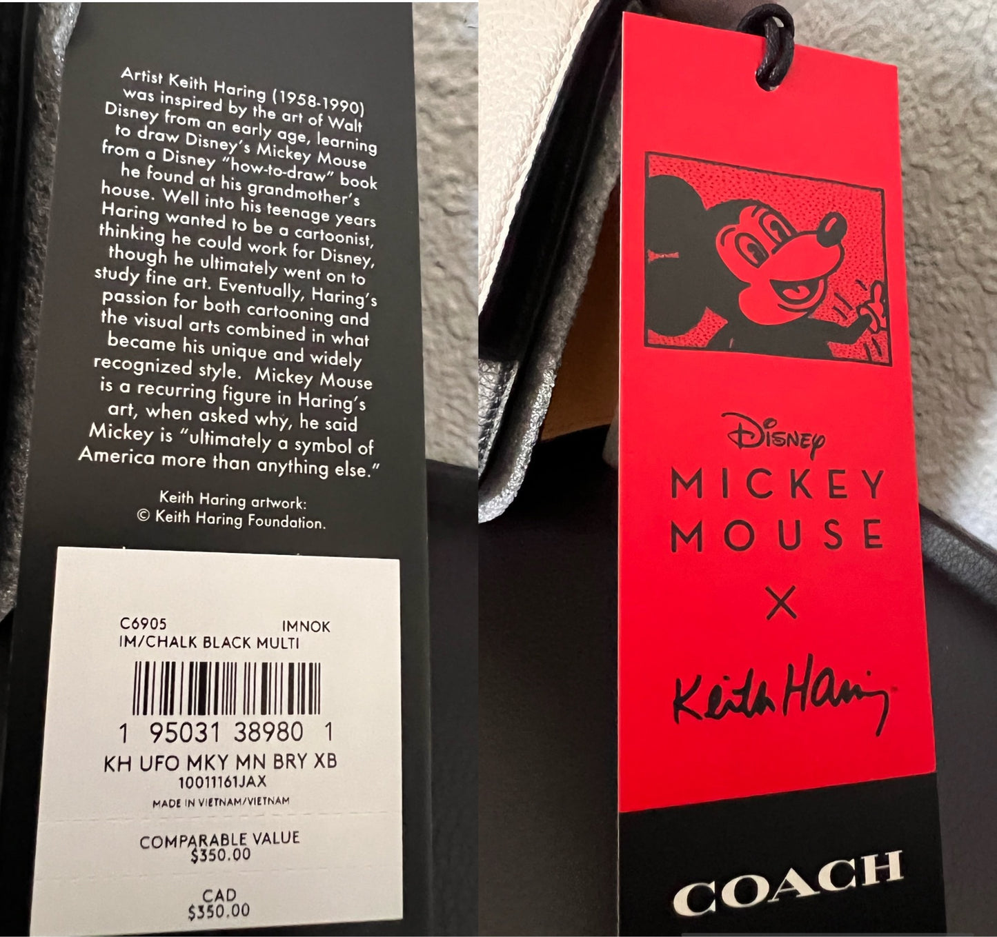 Disney Mickey Mouse X Keith Haring Mini Brynn Crossbody