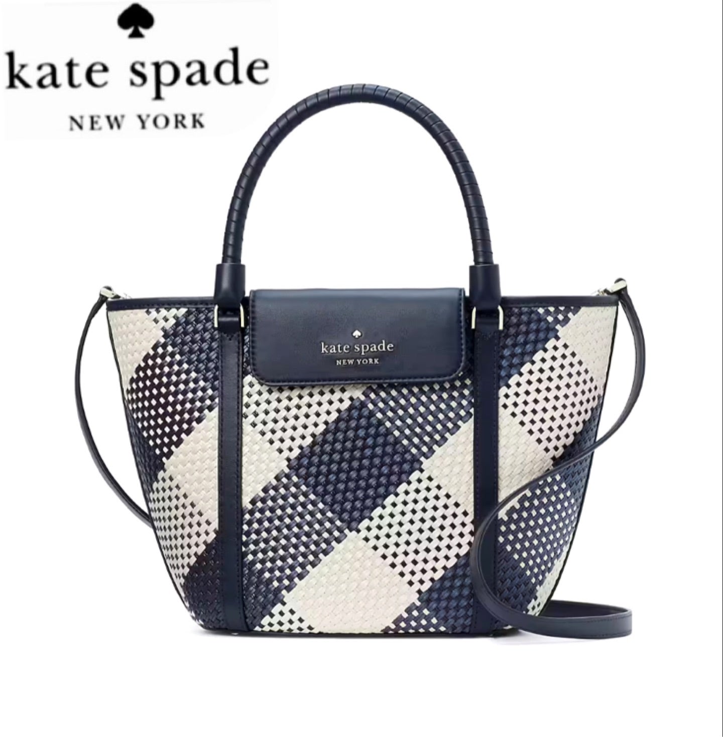Kate Spade Cruise Gingham Medium Tote