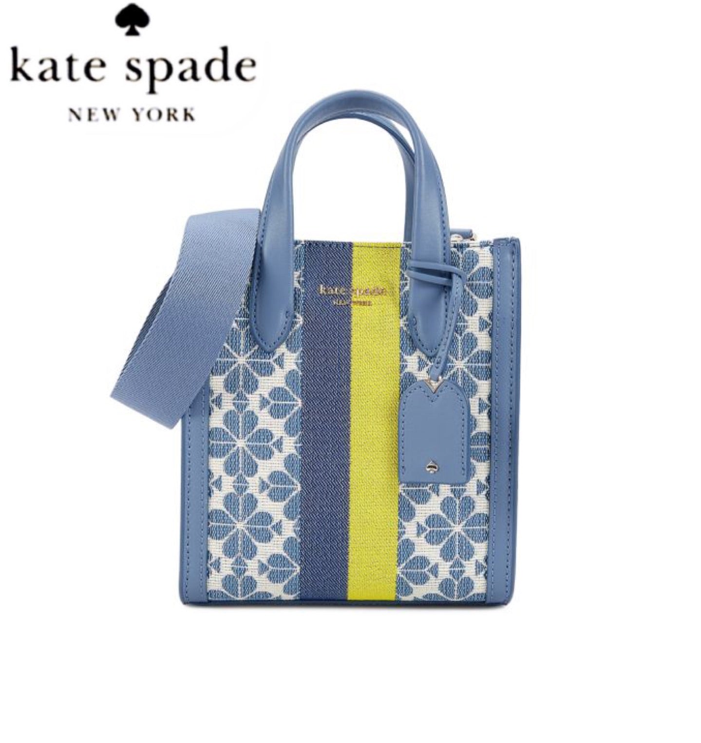 KATE SPADE Mini Manhattan Spade Flower Jacquard Tote