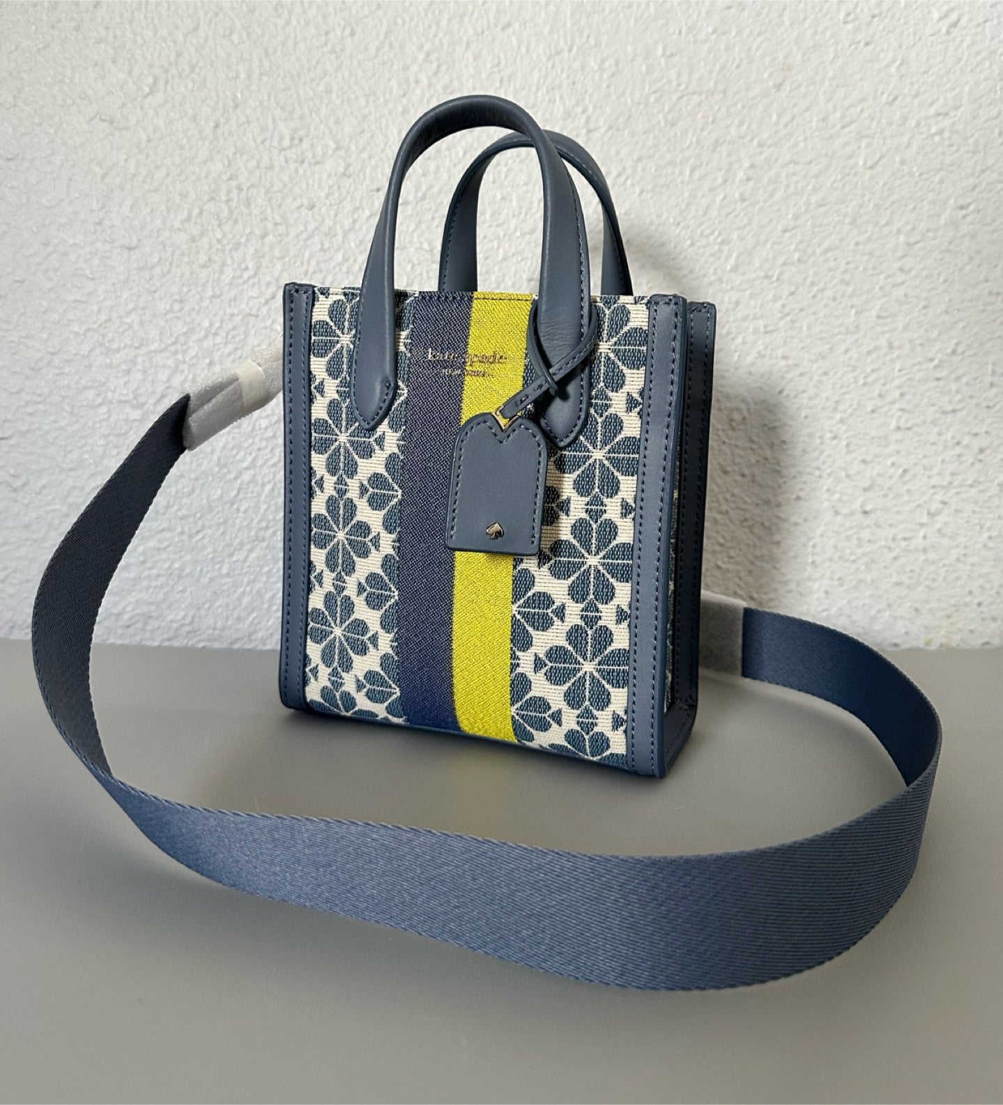 KATE SPADE Mini Manhattan Spade Flower Jacquard Tote