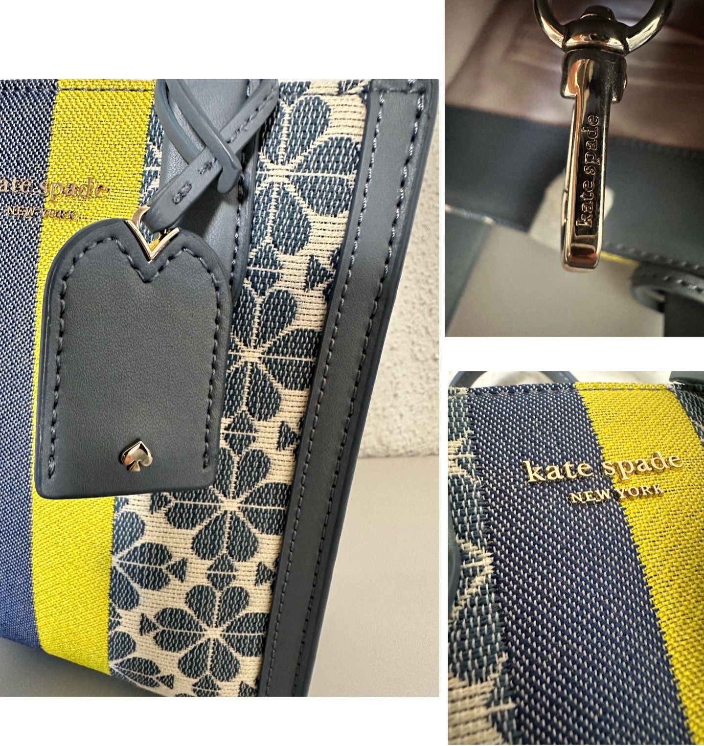 KATE SPADE Mini Manhattan Spade Flower Jacquard Tote
