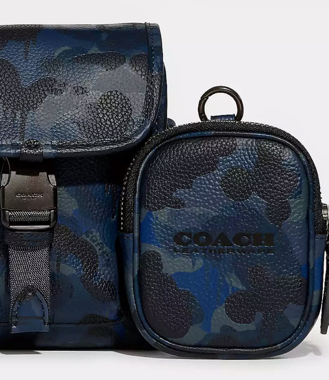 NWT COACH Charter North/South Crossbody With Hybrid Pouch With Camo Print