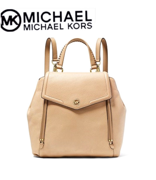 NWT Michael Kors Freya Medium Leather Convertible Backpack