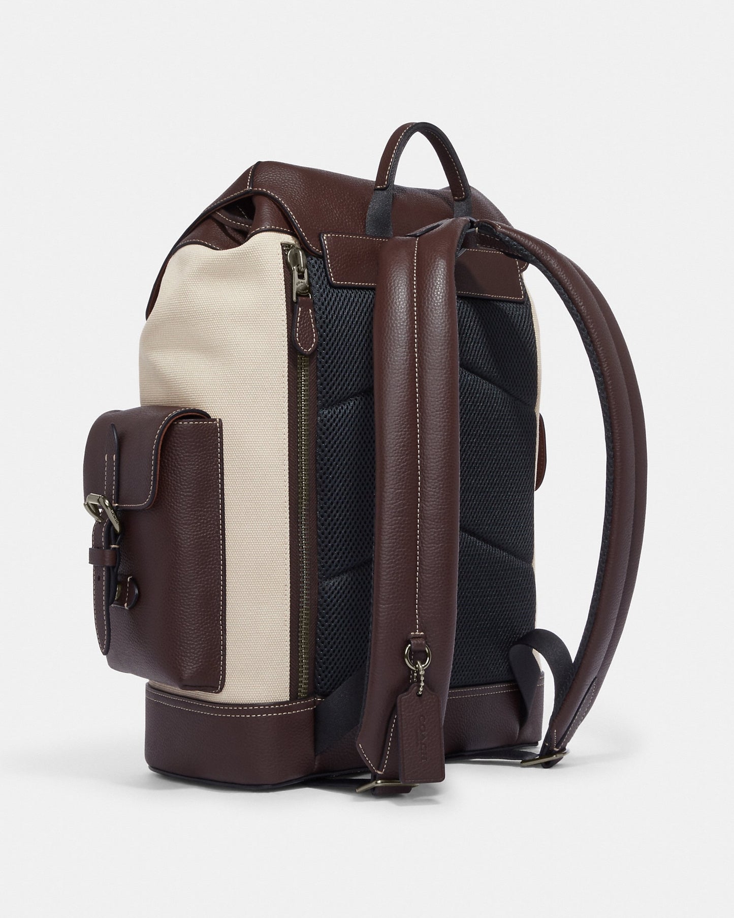 NWT COACH Hudson Backpack Cavas/Leather