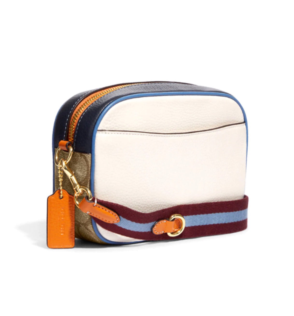 Coach Mini Jamie Camera Bag In Colorblock Signature Canvas With Coach Stamp