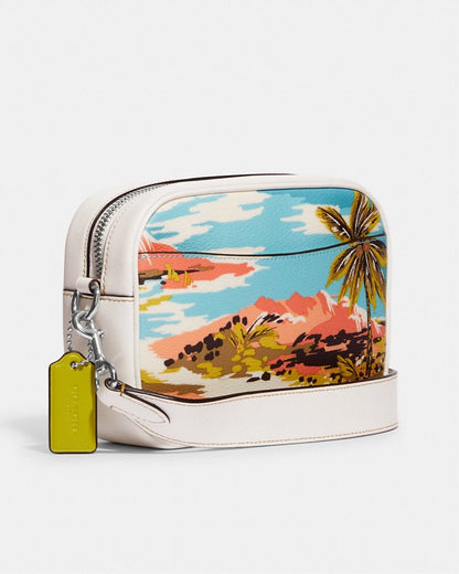 Mini Jamie Camera Bag With Hawaiian Print