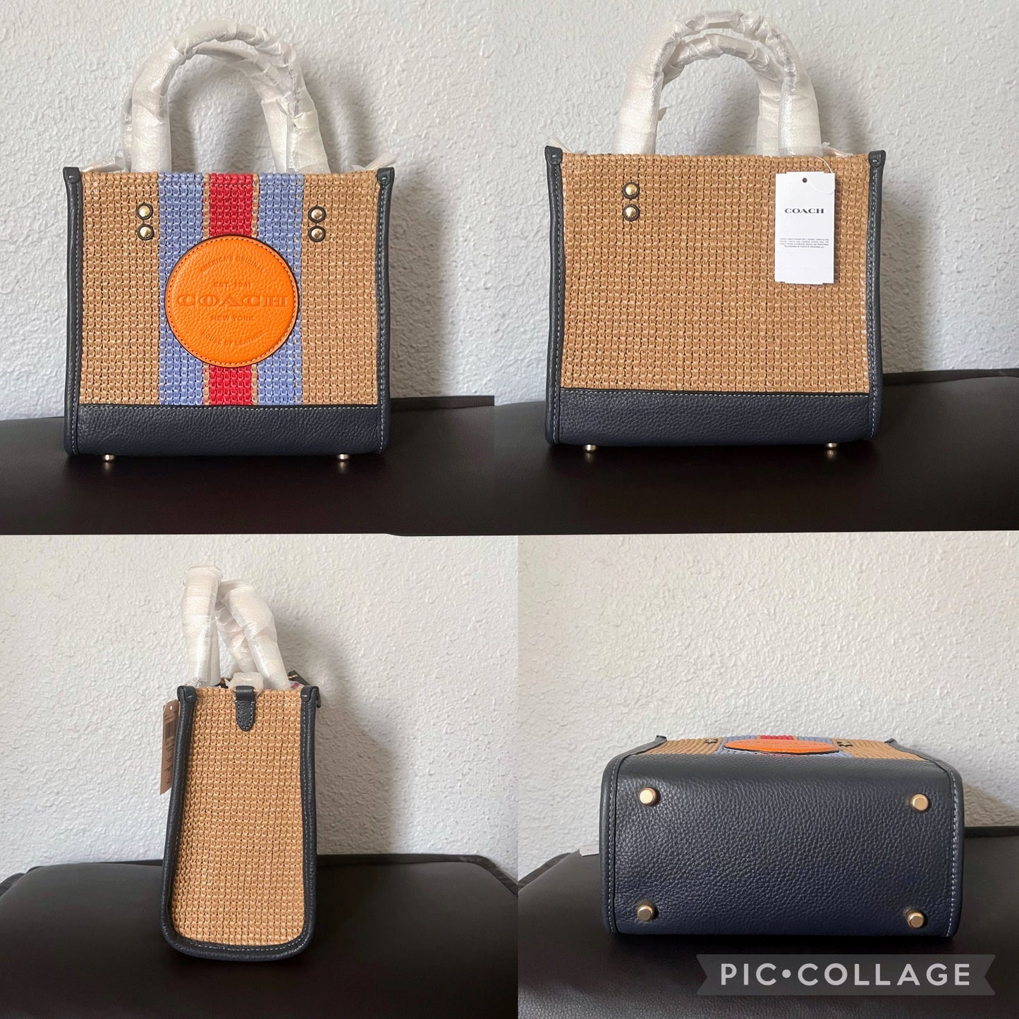 Coach Dempsey Tote 22 With Coach Patch