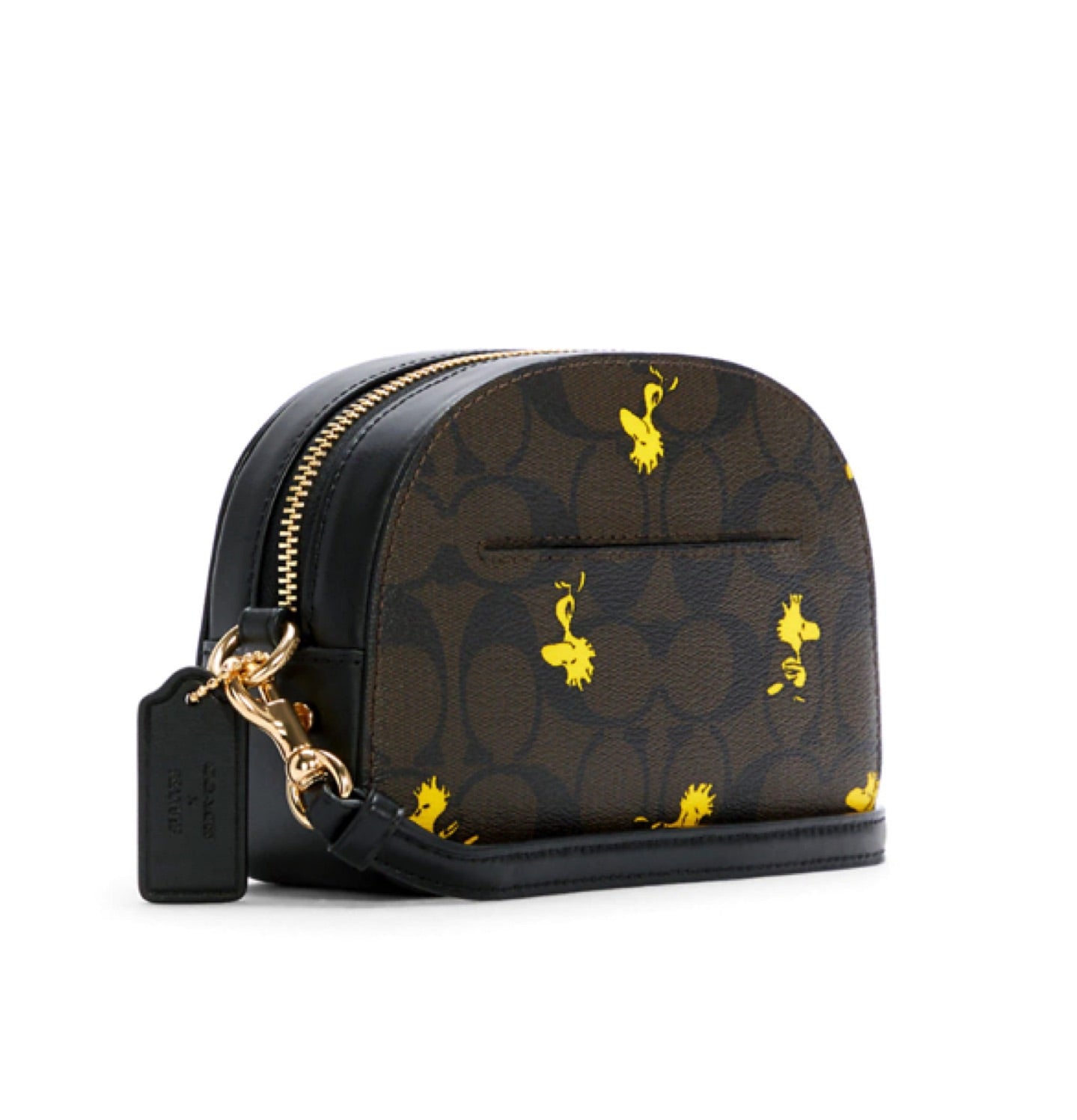 Coach X Peanuts Mini Serena Crossbody In Signature Canvas With Woodstock Print