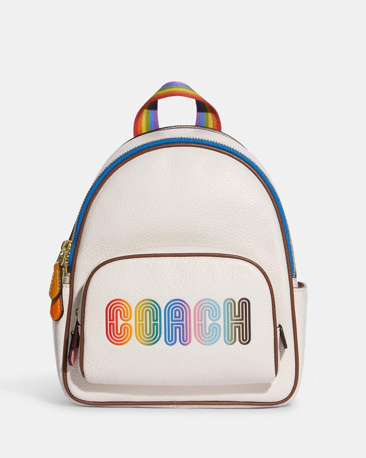 Coach Mini Court Backpack With Rainbow Coach