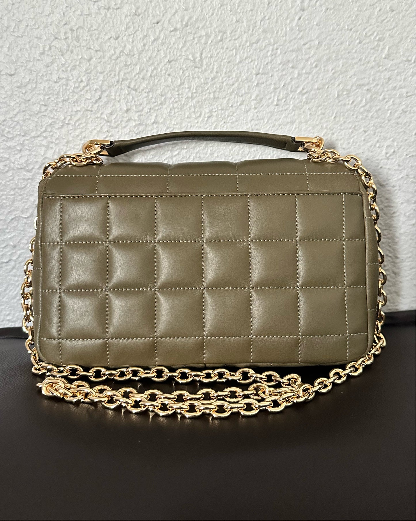 SoHo Large Quilted Leather Shoulder Bag