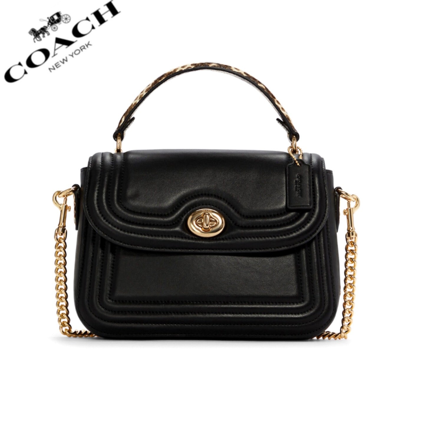 Coach Marlie Top Handle Satchel With Border Quilting
