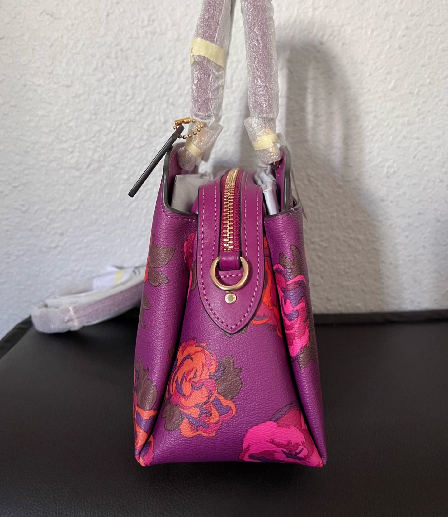 Coach Mini Lillie Carryall With Jumbo Floral Print