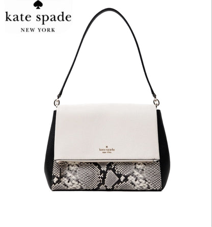 Kate Spade Leila Medium Flap Leather Shoulder Bag
