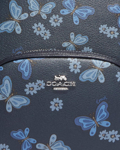 COACH Court Backpack With Lovely Butterfly Print