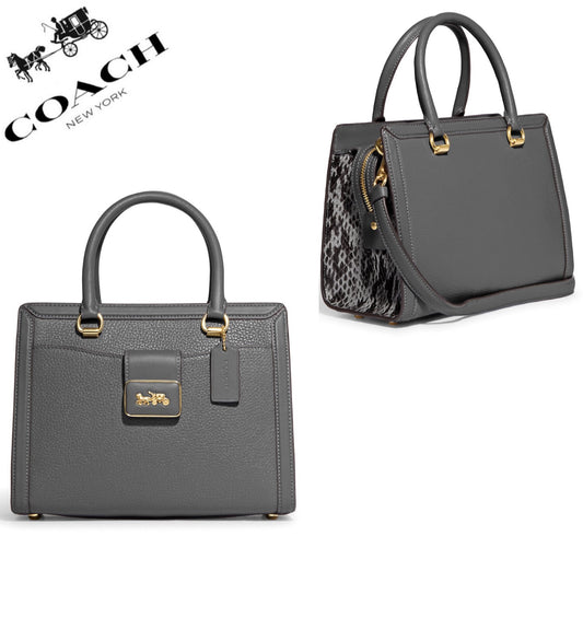 Grace Carryall Leather Shoulder Bag