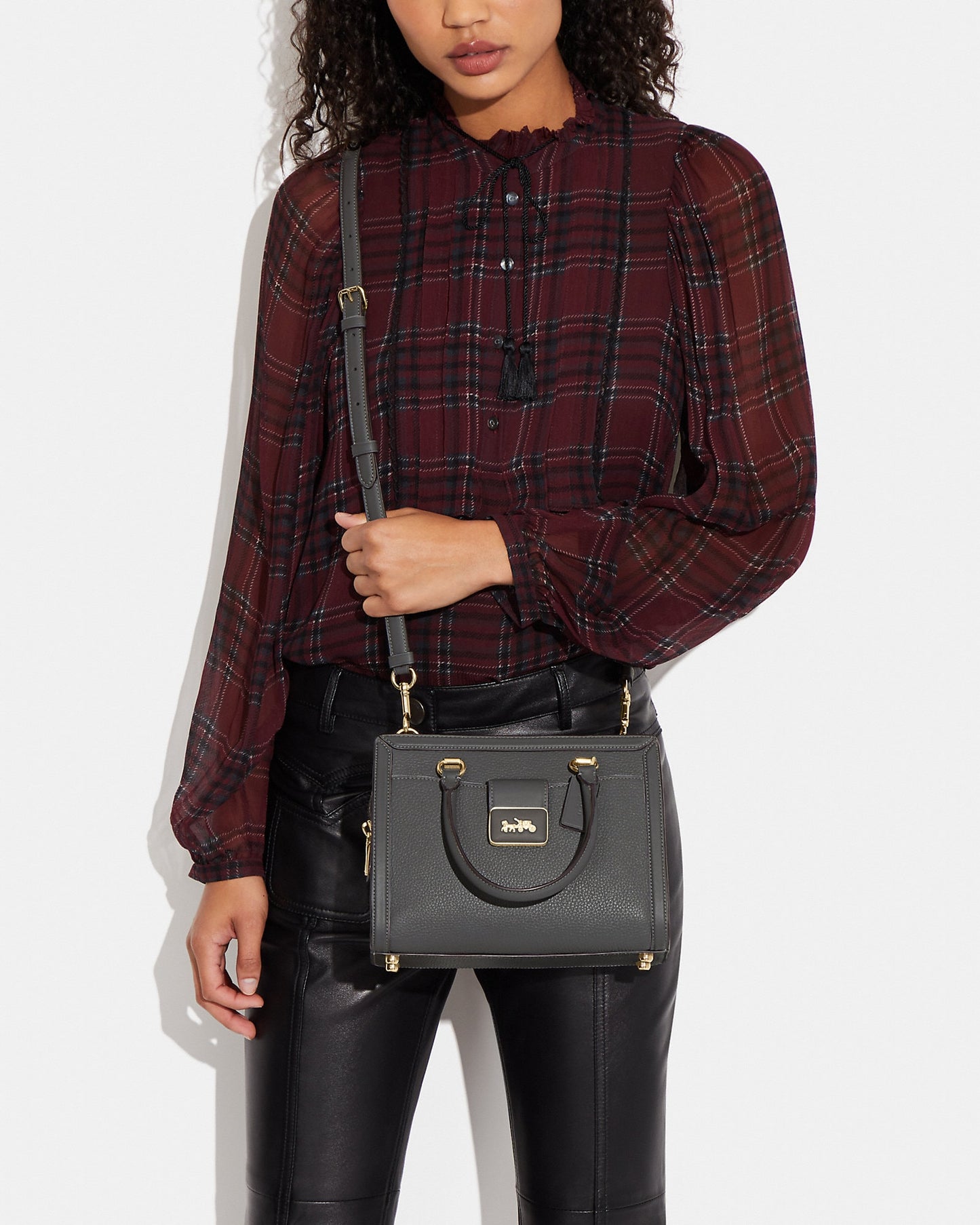 Grace Carryall Leather Shoulder Bag