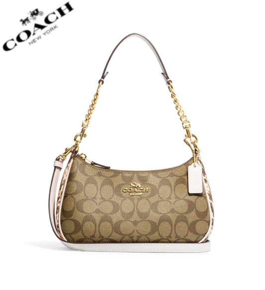 Coach Teri Shoulder Bag In Signature Canvas