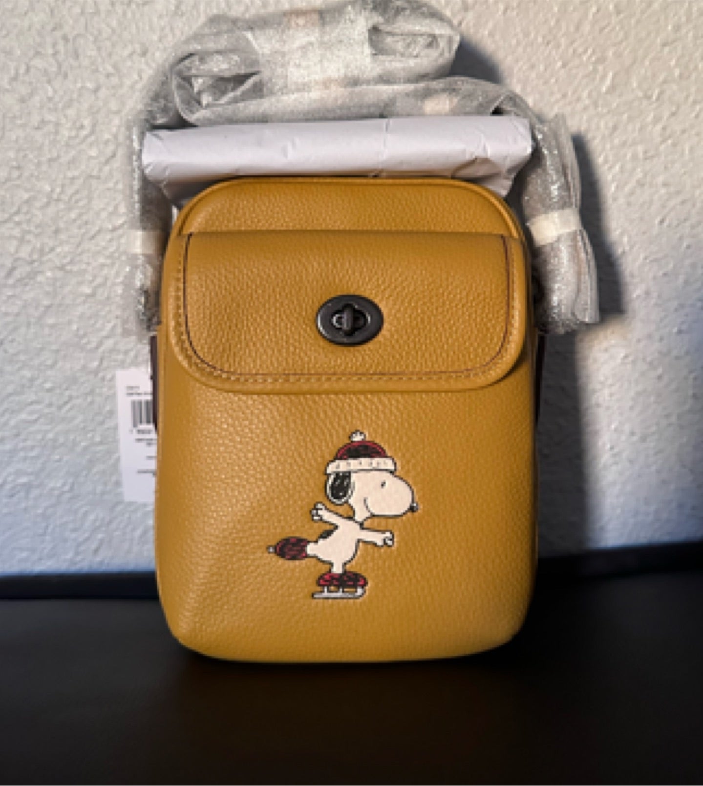 Coach Coach X Peanuts Heritage Crossbody With Snoopy Motif