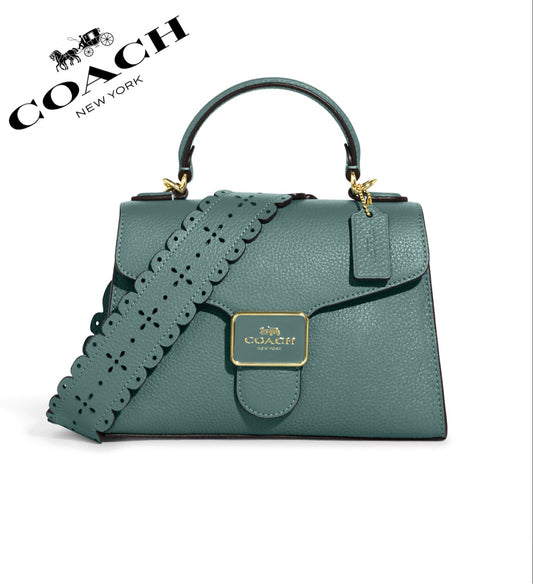 Coach Pepper Leather Satchel