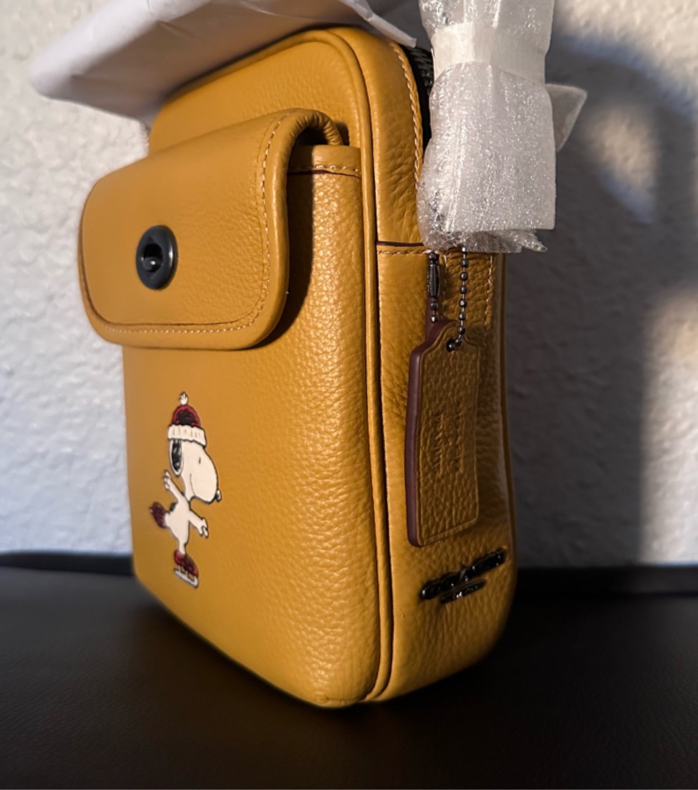 Coach Coach X Peanuts Heritage Crossbody With Snoopy Motif