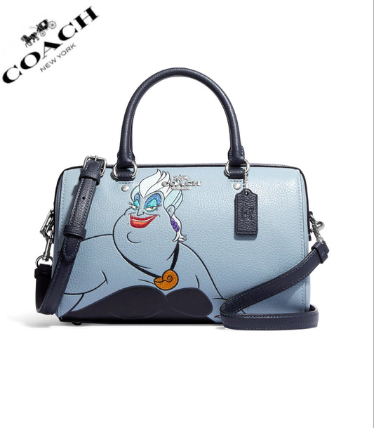 Disney X Coach Rowan Satchel With Ursula Motif