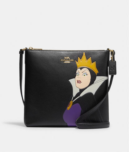 Disney X Coach Rowan File Bag With Evil Queen Motif