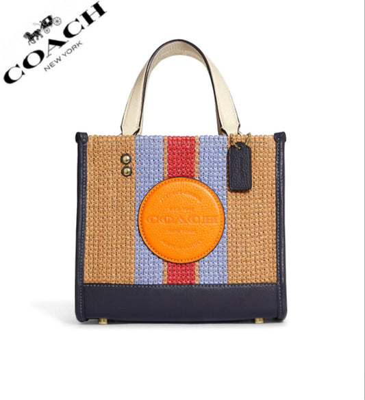 Coach Dempsey Tote 22 With Coach Patch