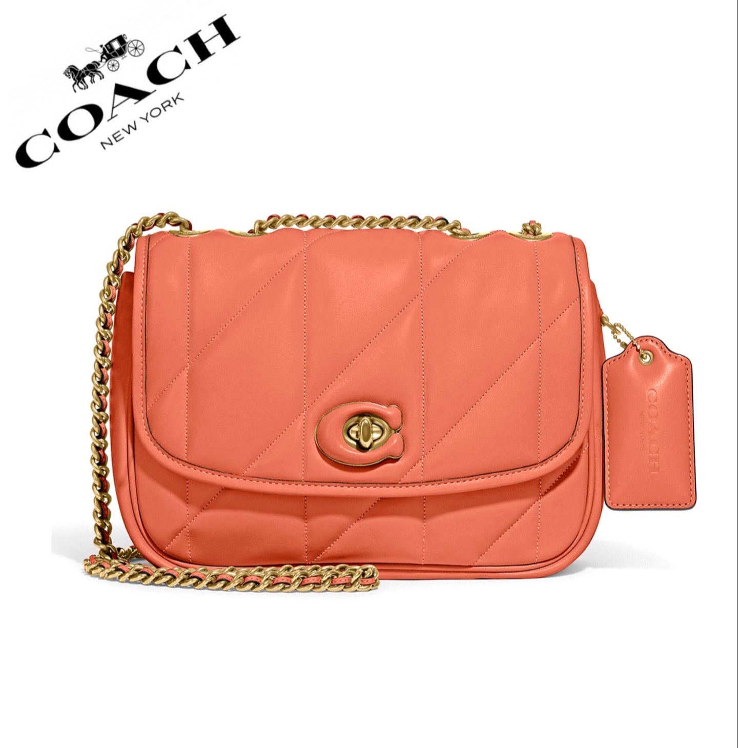 Coach Pillow Madison Shoulder Bag With Quilting
